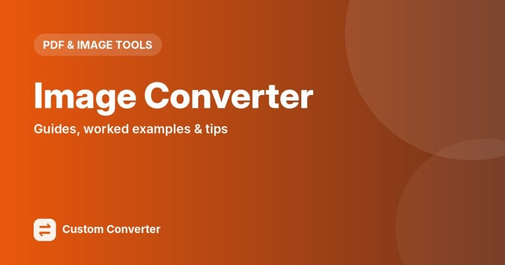 Image Converter – free online tool guide